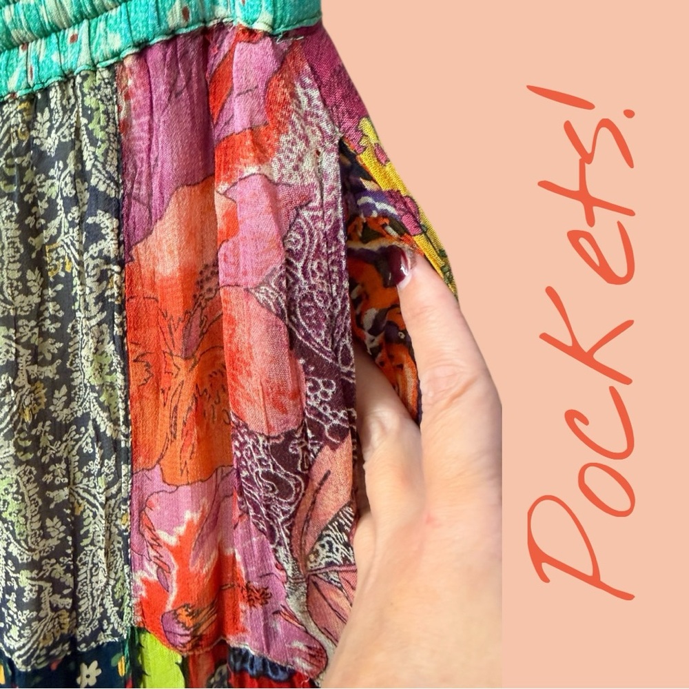 Young Threads Women's Patchwork Wide Leg Pants - … - image 5